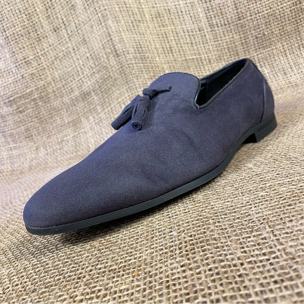 Loafers blue Tassel  ASOS slip on dress casual Shoes Size 7